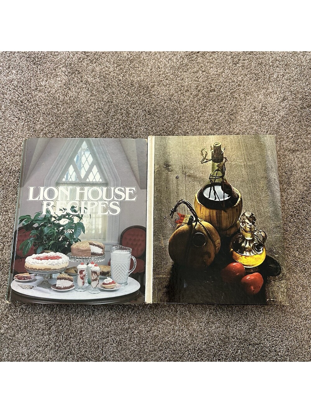 Vintage Good Cook Book Lot Of 2 Lion House Recipes Cooking Of Italy
